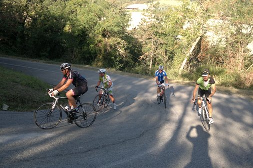 Sandro, Icio e Gianni sulla Ciocca
